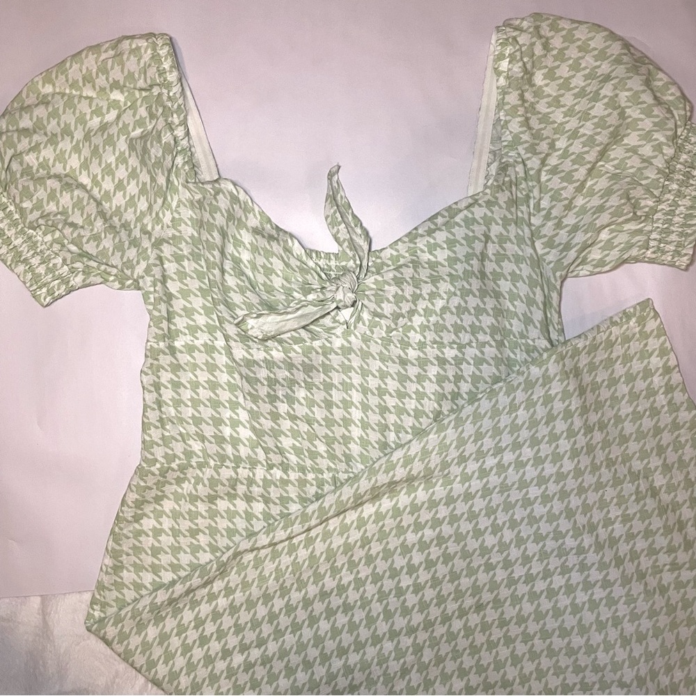 Roxy summertime feeling green patterned dress New W/ Tags